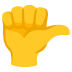 Rightwards Thumb Sign emoji preview